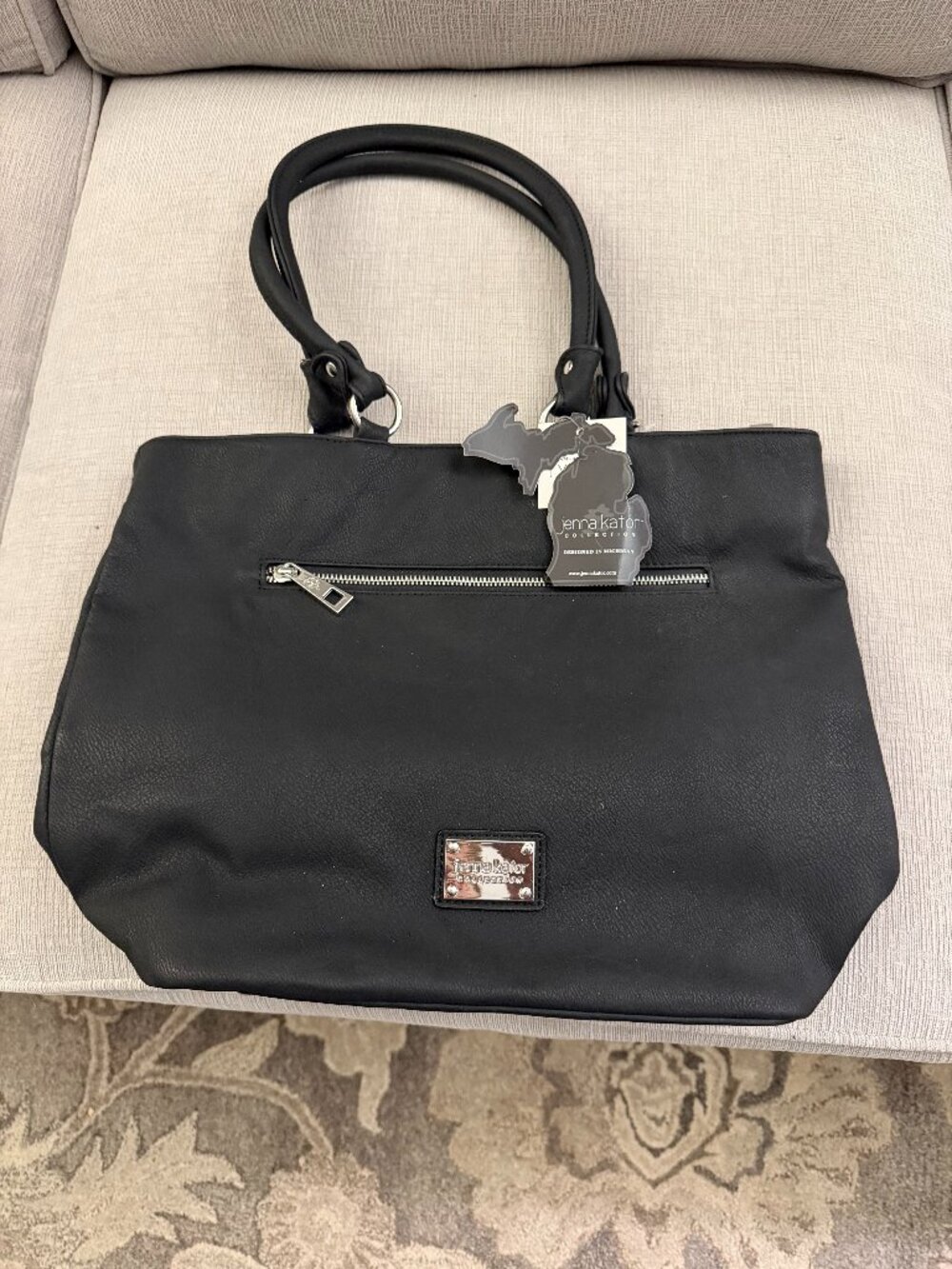 NWT Jenna Kator Ingham Handbag- black